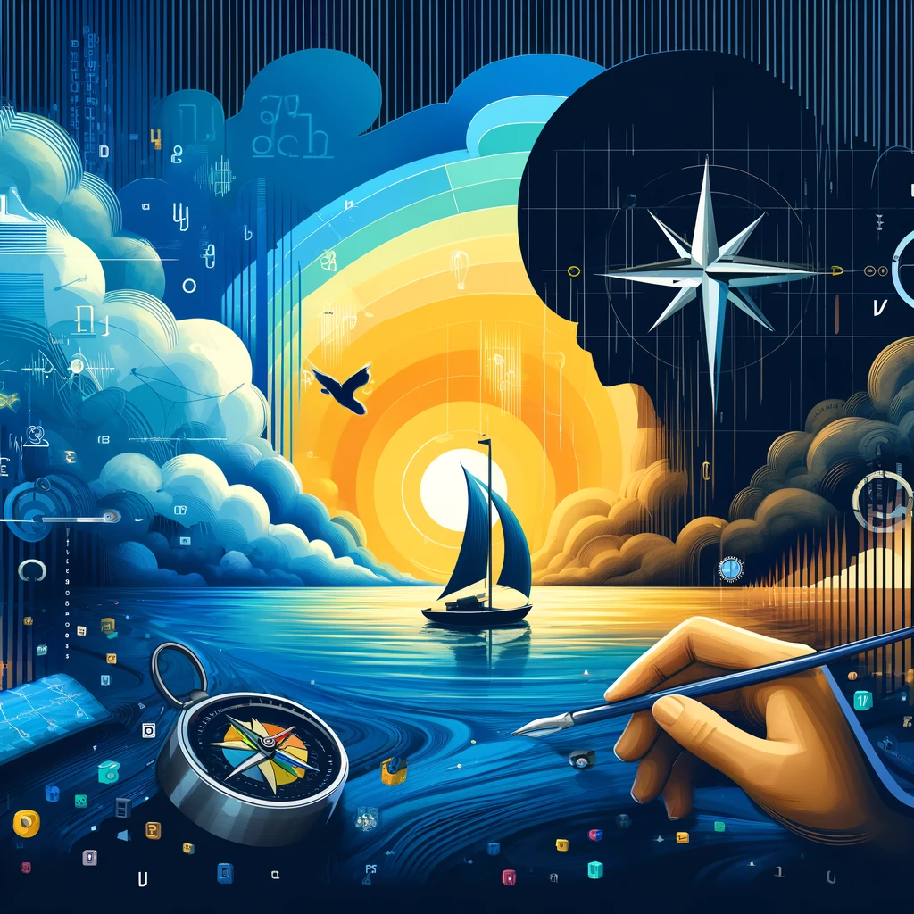 A person looking skeptically at a suspicious email on their laptop