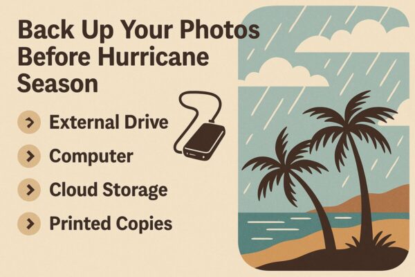 How to Back Up Your Photos Before Hurricane Season